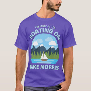 Boating on Norris Lake Tennessee Lake Life Boat Lo T-Shirt
