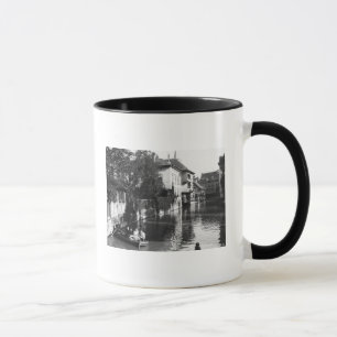 Boating on the river Gera at Erfurt Mug