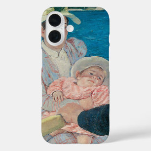 Boating Party by Mary Cassatt, Vintage Fine Art iPhone 16 Case