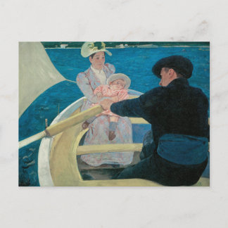 Boating Party by Mary Cassatt, Vintage Fine Art Postcard