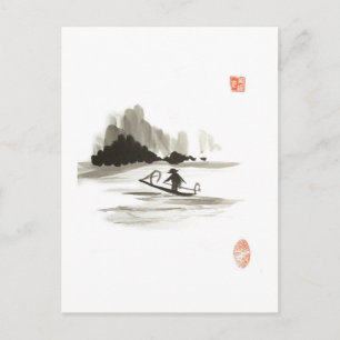 Boating Postcard