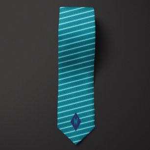Boating Sailing Rope Striped Tie