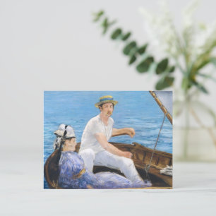 Boating, Summer Famous Painting Holiday Postcard