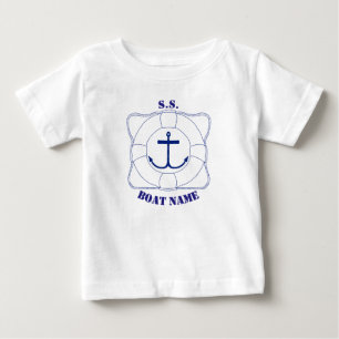 Boating Toddler Long Sleeve T-Shirt (Dark Print)