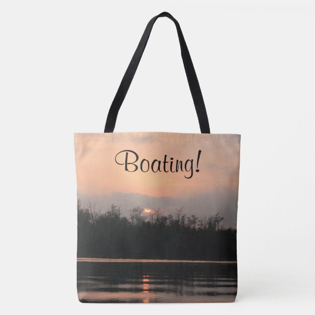 Boating Tote Bag (Front)