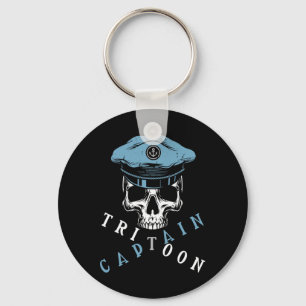 Boating Tritoon Captain Flatboat Life Pontoon For  Key Ring