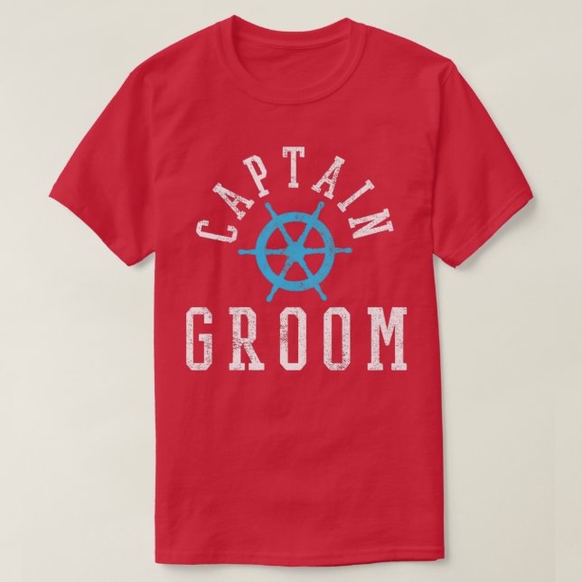 Boating Wedding T-Shirt (Design Front)