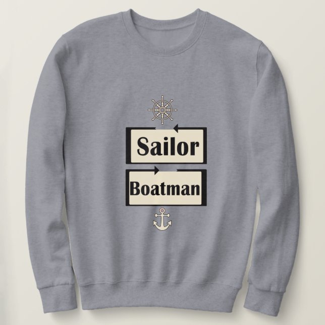 Boatman Sweatshirt (Design Front)