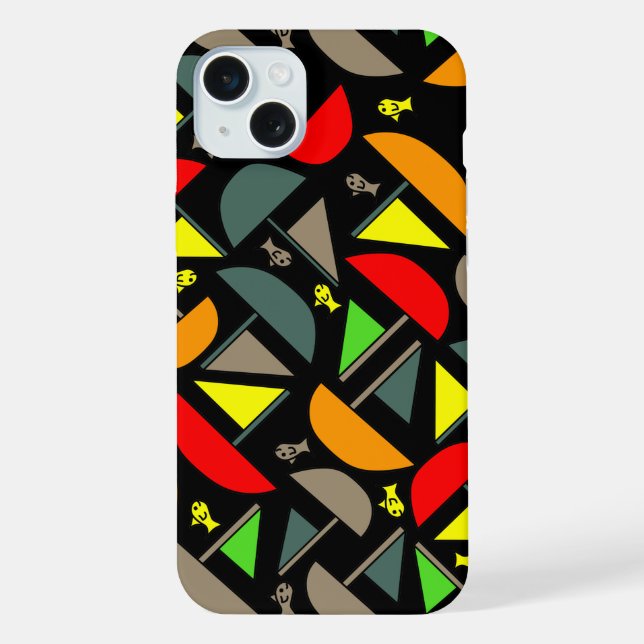 Boats and Fish iPhone Case (Back)