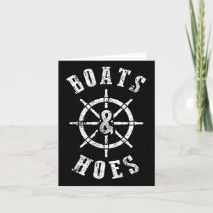 Boats And Hoes Nautical T Shirts For Men Boating G Card