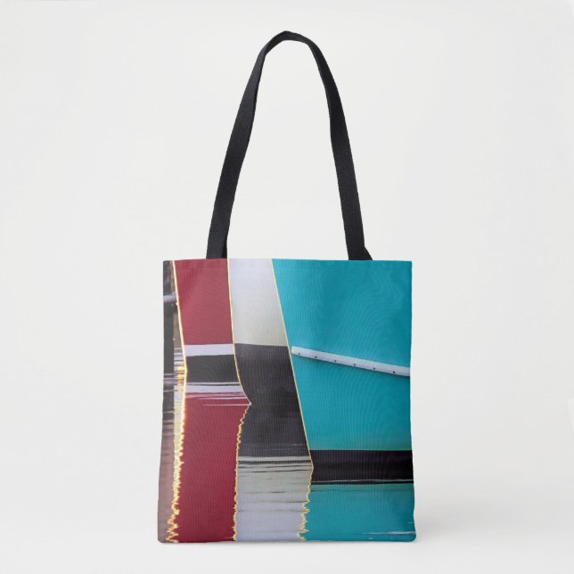 Boats and reflections - tote bag (Front)