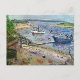 boats at napeaque, The Hamptons Postcard