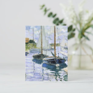Boats at Rest, at Petit-Gennevilliers, Postcard