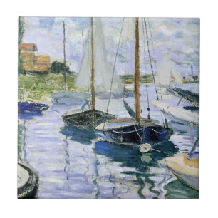 Boats at Rest, at Petit-Gennevilliers, Tile