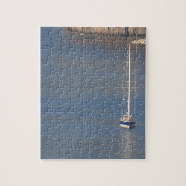 Boats at rest in Sorrento Italy Jigsaw Puzzle (Vertical)