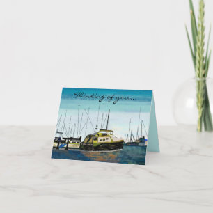 Boats at the Harbour Cards