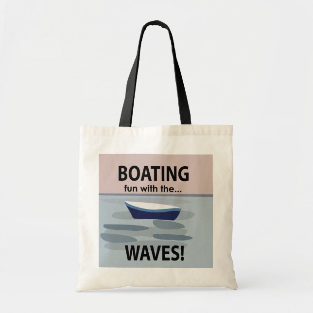 Boats Boating Fun With The Waves Boats Tote Bag (Front)