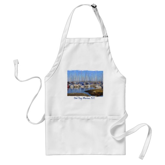 Boats, British Columbia Chef's Apron (Front)