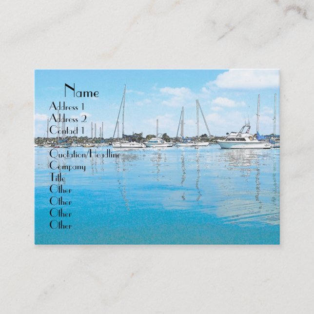 Boats Business Card (Front)
