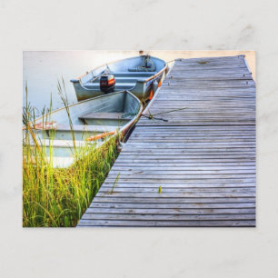 Boats by the Dock Postcard