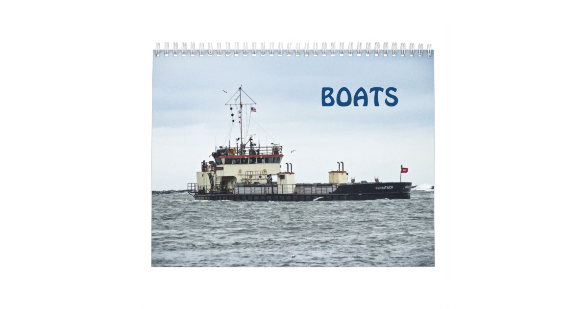 Wooden Boat Calendar 2025 Nicol Augusta