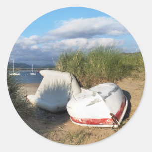 BOATS CLASSIC ROUND STICKER