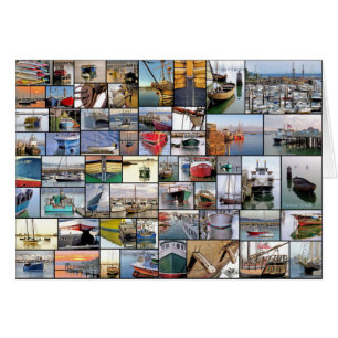 Boats collage