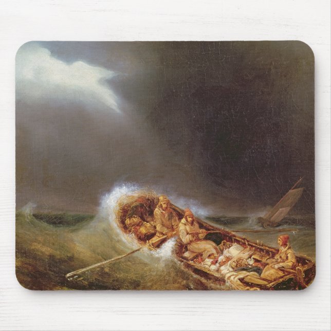 Boats from Dieppe Returning from Fishing Mouse Mat (Front)