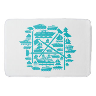 Boats & Hoes Bath Mat