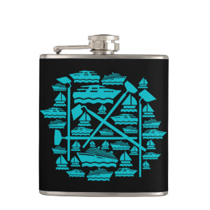Boats & Hoes Flask