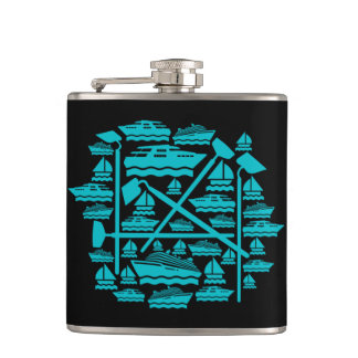 Boats & Hoes Flask