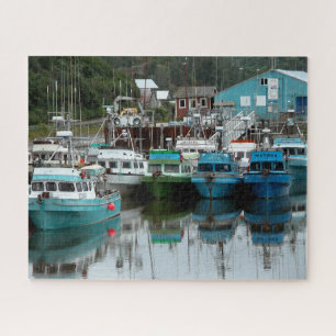 Boats in Alaska Jigsaw Puzzle