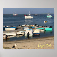 Boats in Chatham Harbour Cape Cod Summer