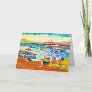 Boats in Collioure Andre Derain Card
