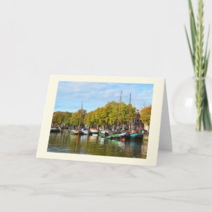 Boats in Dordrecht Card