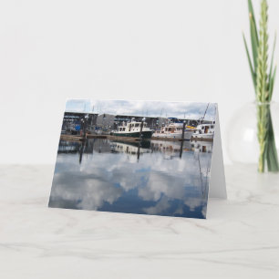 Boats in Harbour notecards