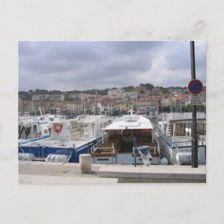 Boats in Marseille Postcard