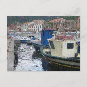 Boats in Sardinia Postcard