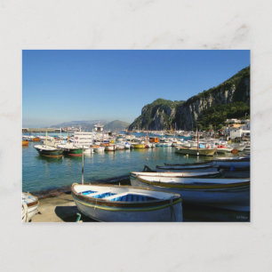 Boats in the Harbour Postcard