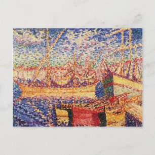 Boats in the Port of St. Tropez by Cross Postcard