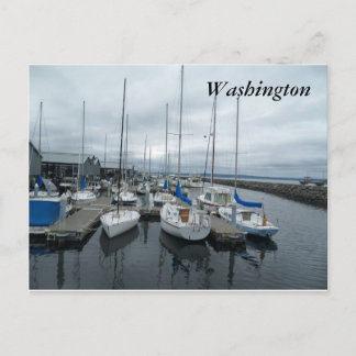 Boats in Washington State Postcard
