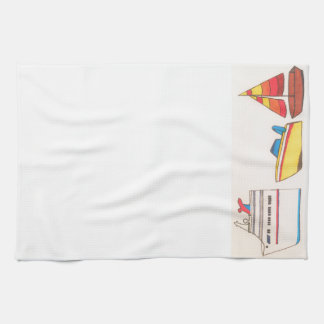 Boats! Kitchen Towel