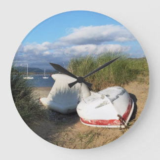 BOATS LARGE CLOCK