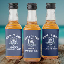 Boats N Bros Bachelor Party Favour Nautical Groom