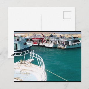 Boats of the Red Sea Postcard