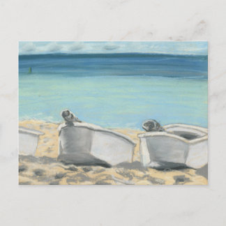 Boats on Grande Anse postcard