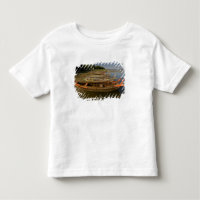 Boats on lake between Kyauktawgyi Paya and