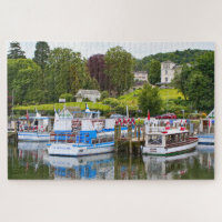 Boats on Lake Windermere, Cumbria, England
