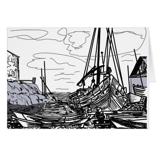 boats on the sea (Front Horizontal)