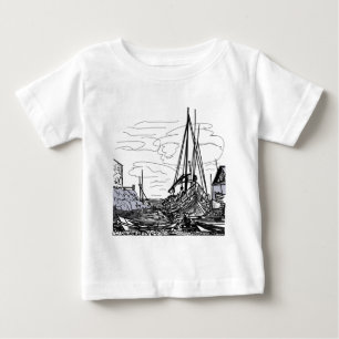 boats on the sea baby T-Shirt